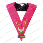 sautoir chevalier rose croix 18em reaa decors maçonniques
